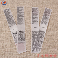 China Manufacturer Custom Made Clothing Cheap Garment Wash Care Label